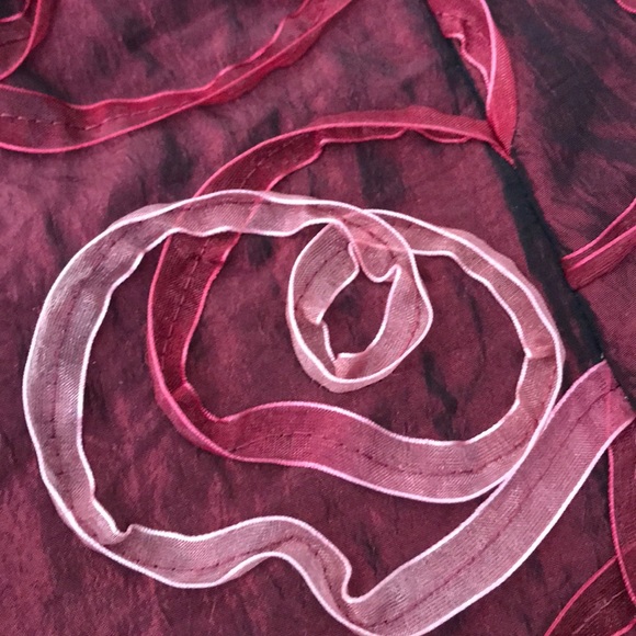 Strapless Deep Red Dress - Picture 6 of 8